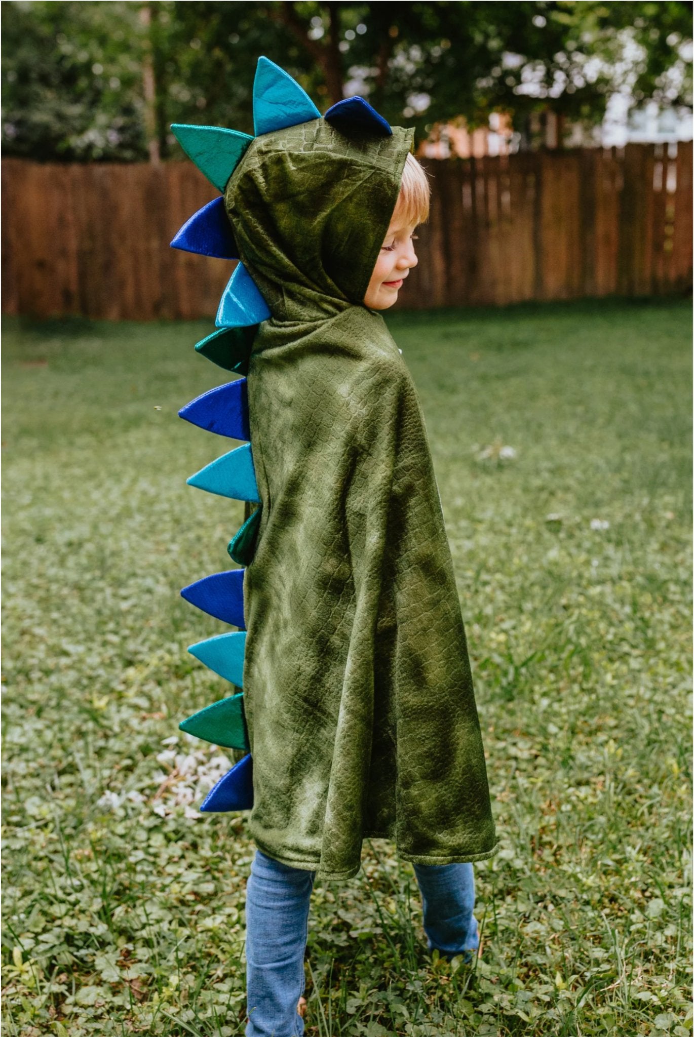 Great Pretenders - Green Dragon Cape with Claws - Princess and the Pea Boutique