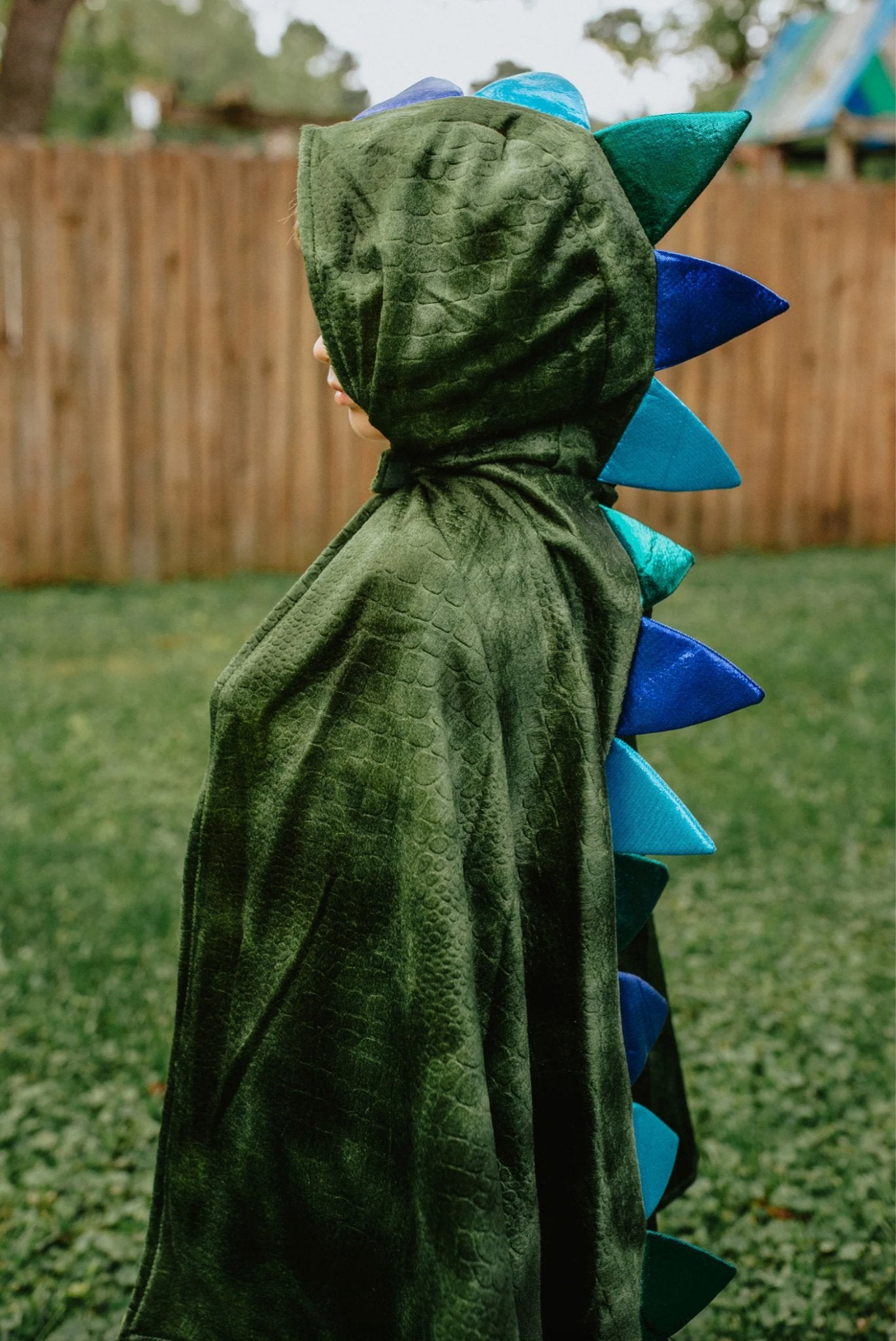 Great Pretenders - Green Dragon Cape with Claws - Princess and the Pea Boutique