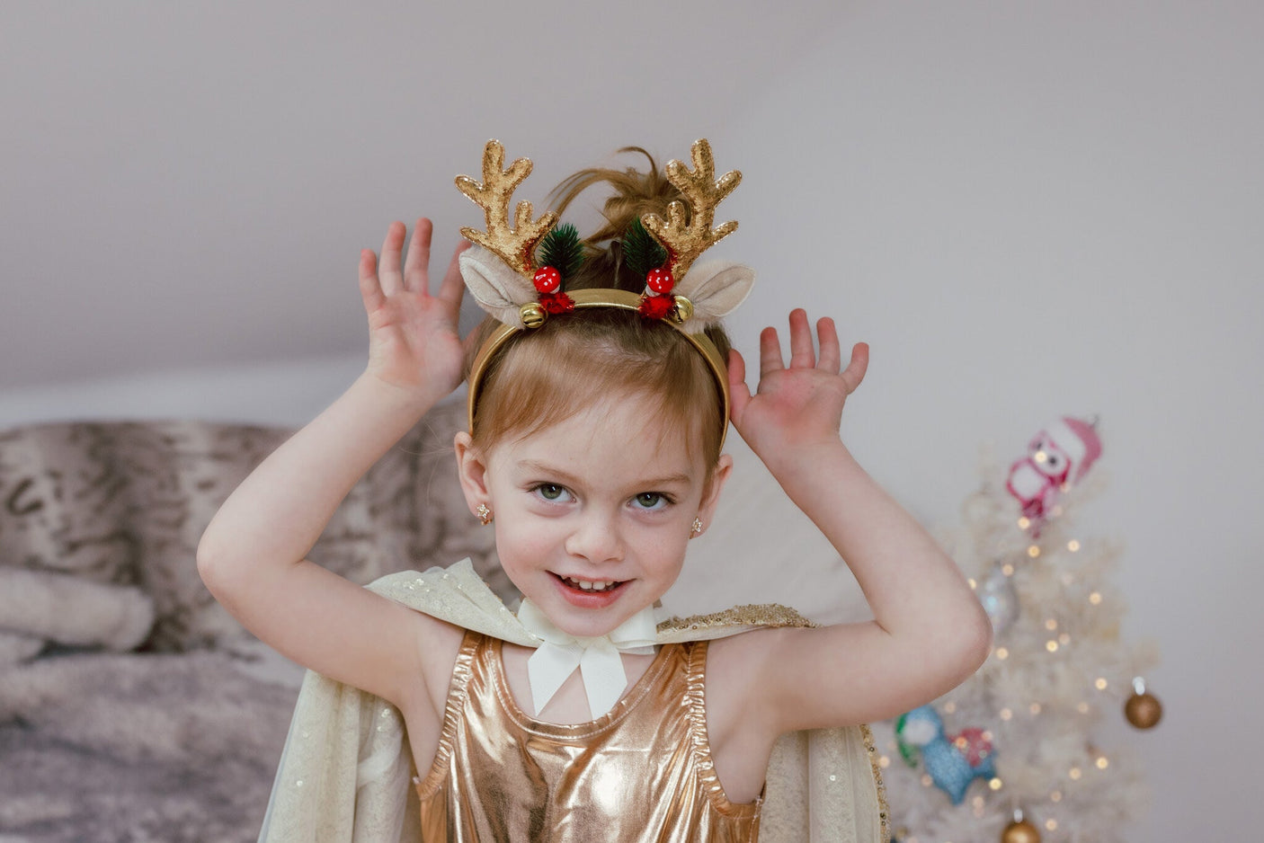 Great Pretenders - Holiday Rudolph Headband - Princess and the Pea Boutique