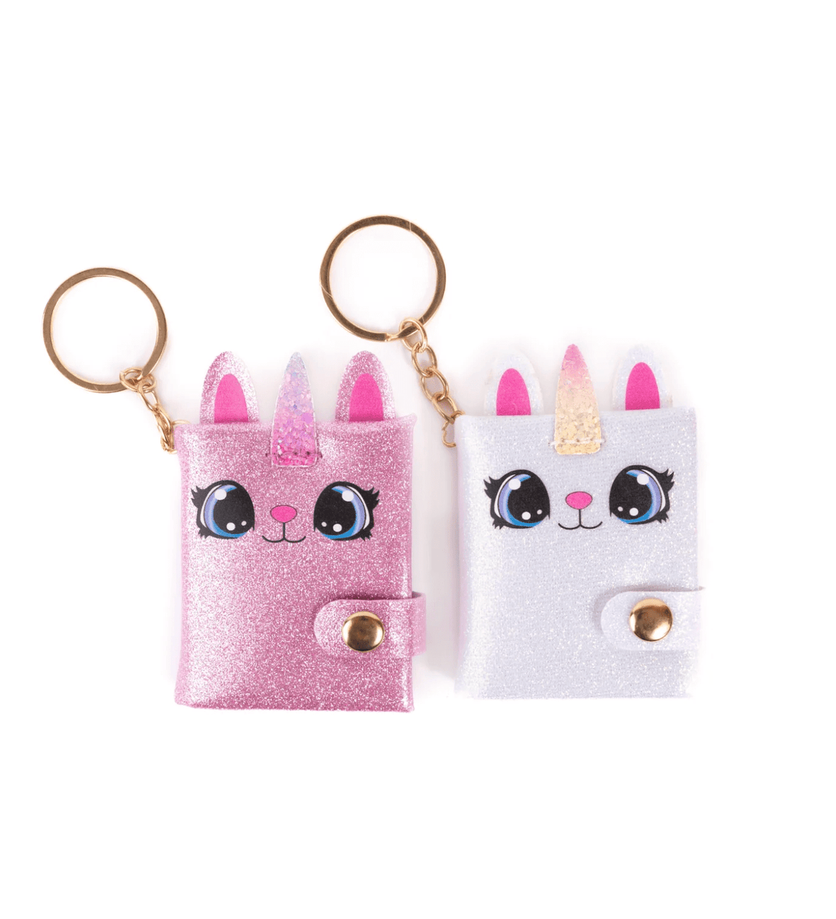Great Pretenders - Mini Sparkly Friends Keychain Journal, Caticorn - Princess and the Pea Boutique