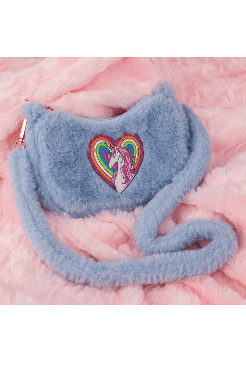 Great Pretenders - Periwinkle Rainbow Cuddle Crossbody Purse - Princess and the Pea Boutique