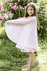 Great Pretenders - Pink Sequins Twirl Cape - Princess and the Pea Boutique