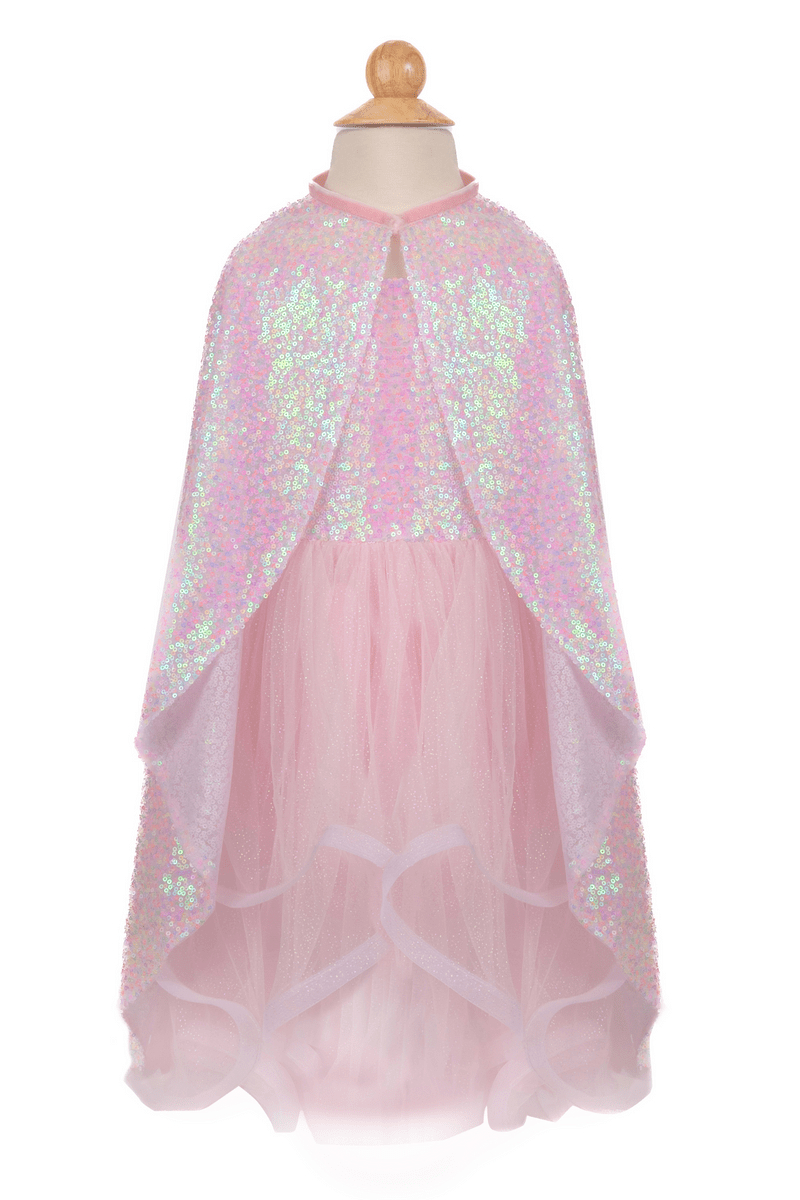 Great Pretenders - Pink Sequins Twirl Cape - Princess and the Pea Boutique