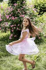 Great Pretenders - Pink Sequins Twirl Dress - Princess and the Pea Boutique