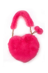 Great Pretenders - Pinky Promise Furry Fuchsia Purse - Princess and the Pea Boutique