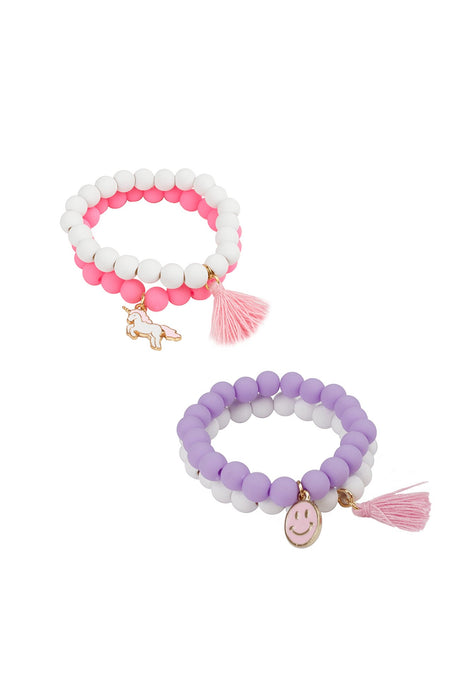 Great Pretenders - Pretty Pastel Soft Touch Bracelets - Princess and the Pea Boutique