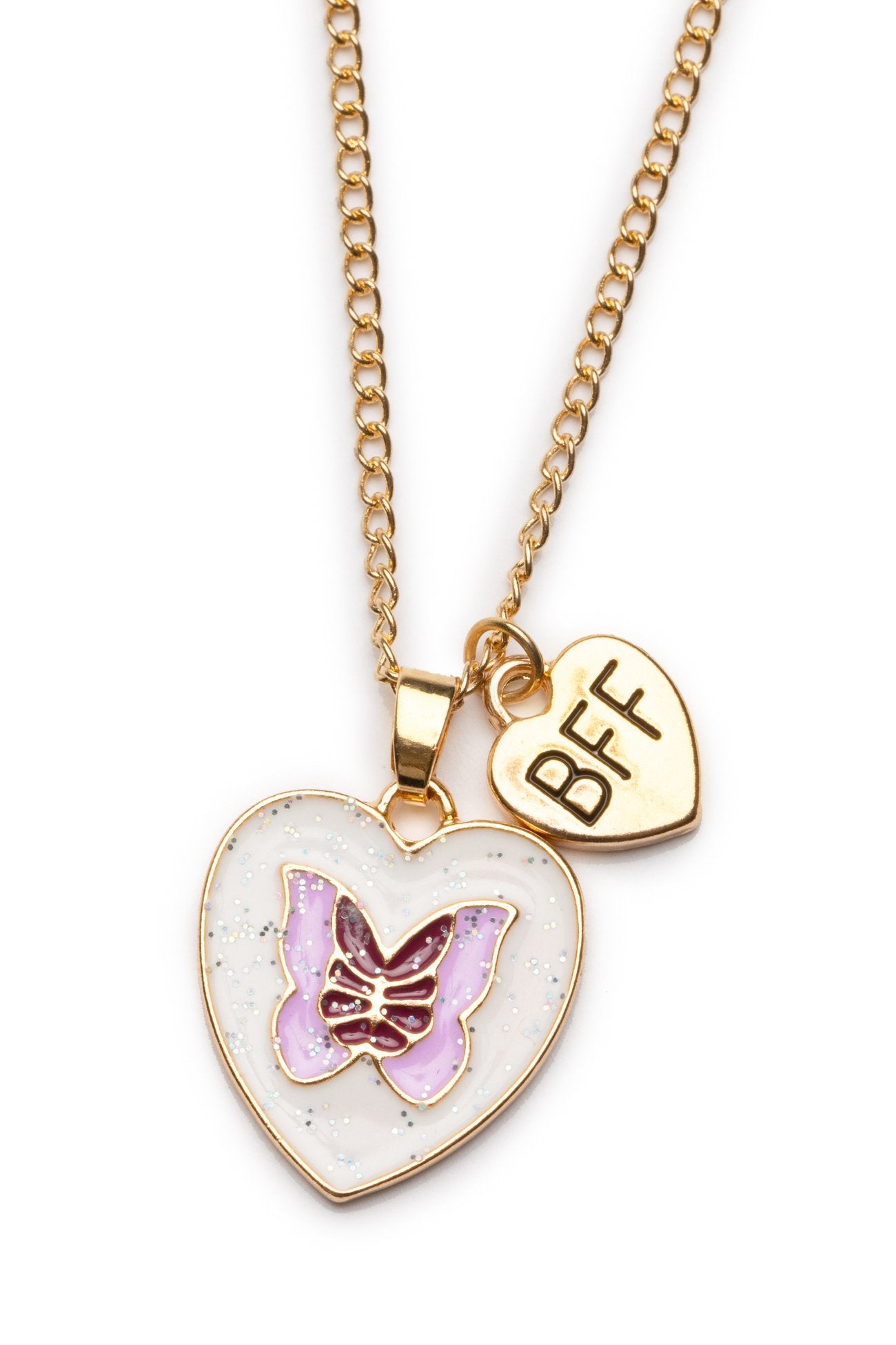 Great Pretenders - Rainbow Butterfly BFF Necklace, Assorted - Princess and the Pea Boutique