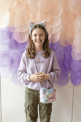 Great Pretenders - Rainbow Furry Kitty Purse - Princess and the Pea Boutique