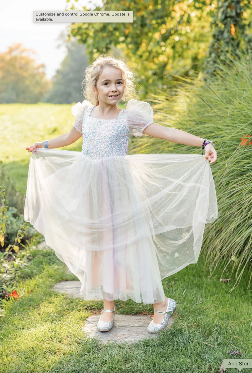 Great Pretenders - Rainbow Sherbert Sparkle Dress - Princess and the Pea Boutique