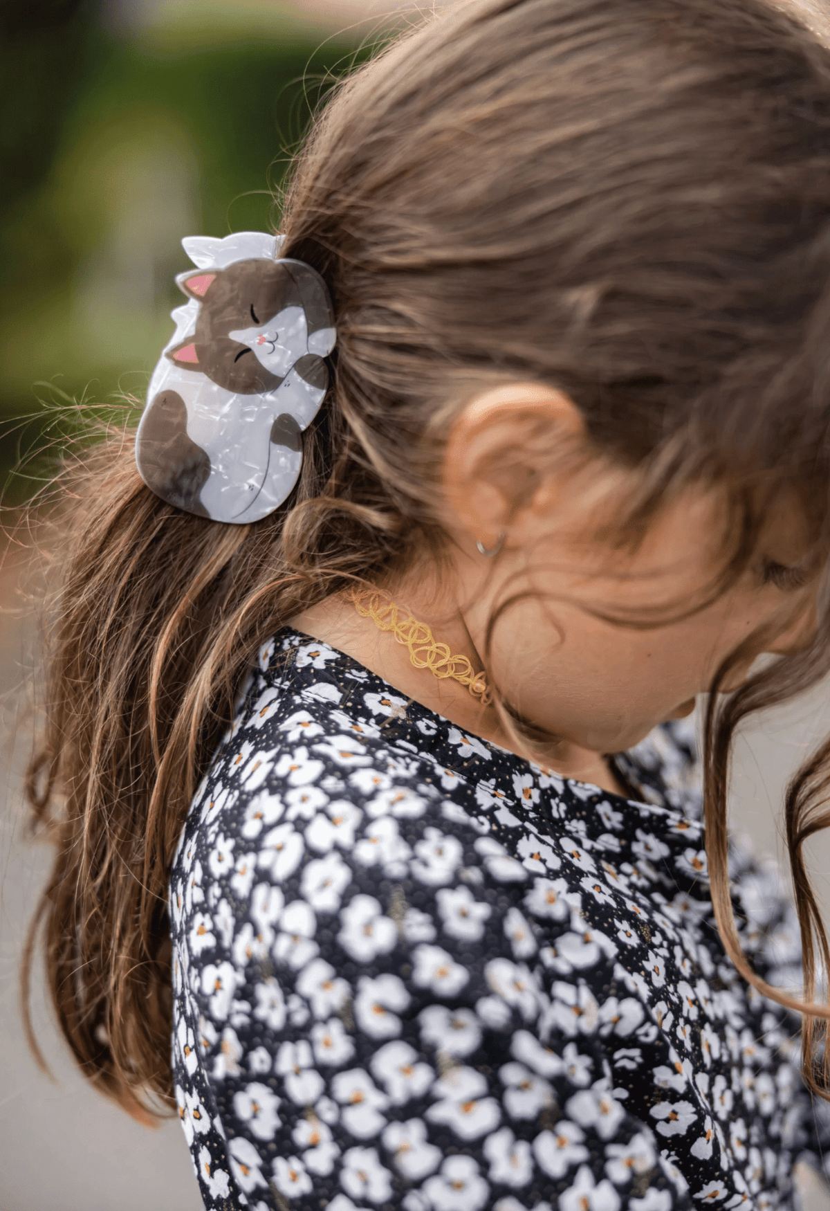 Great Pretenders Raining Cats and Dogs Claw Clip - Princess and the Pea Boutique