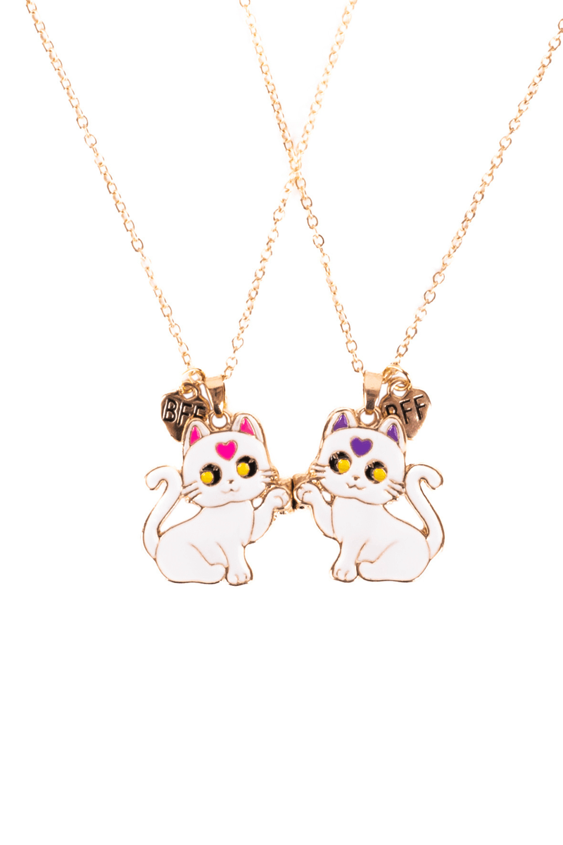Great Pretenders - Smitten Kitten Tear & Share Necklaces, 2pc - Princess and the Pea Boutique