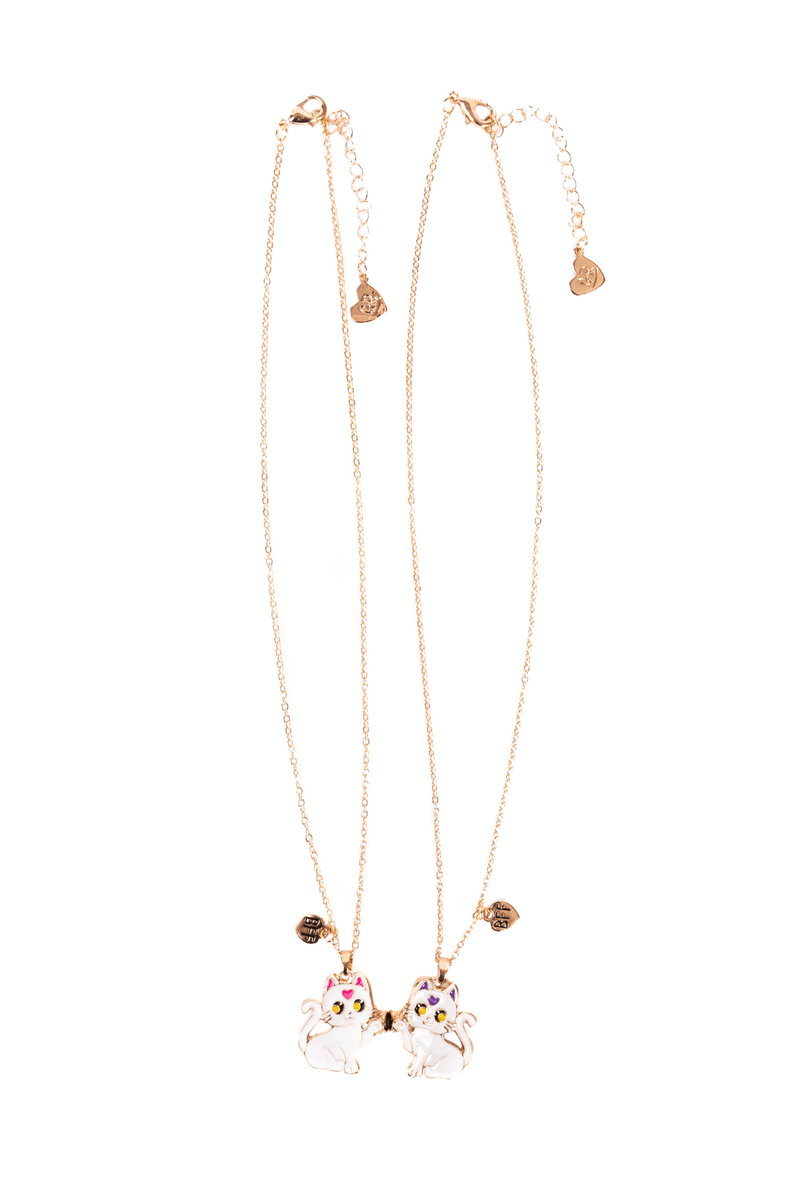 Great Pretenders - Smitten Kitten Tear & Share Necklaces, 2pc - Princess and the Pea Boutique