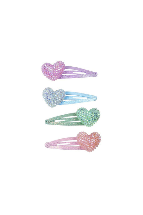 Great Pretenders - Sparkle Heart Bobble Hair Clips - Princess and the Pea Boutique