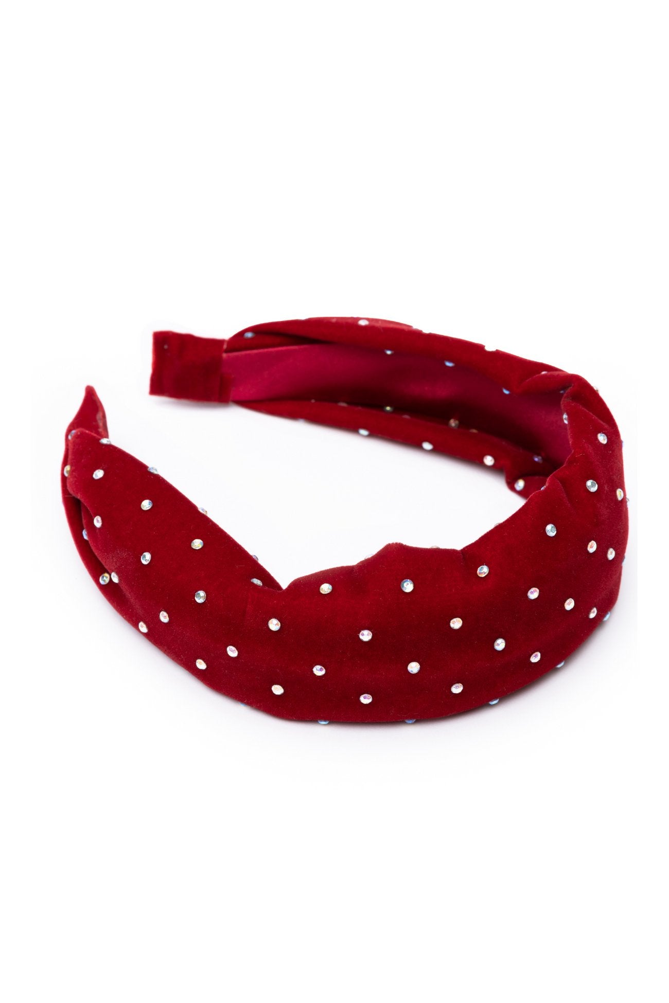 Great Pretenders - Sparkle Red Velvet Headband - Princess and the Pea Boutique