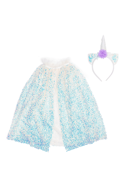 Great Pretenders - Unicorn Sparkle Cape and Headband - Princess and the Pea Boutique