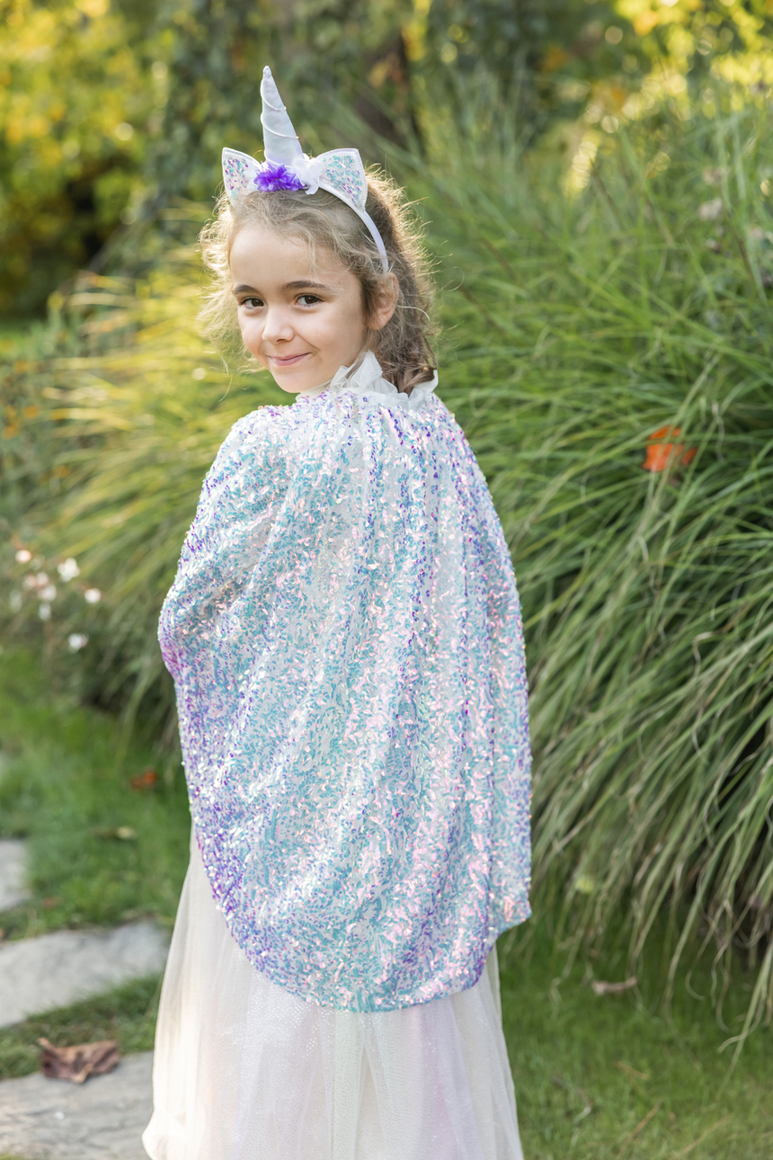 Great Pretenders - Unicorn Sparkle Cape and Headband - Princess and the Pea Boutique