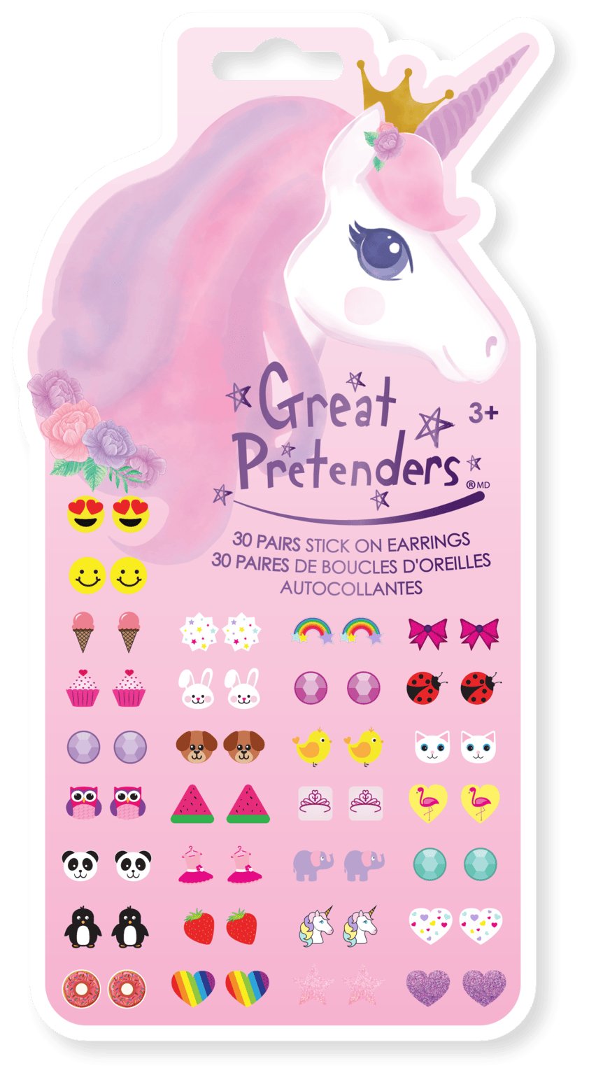 Great Pretenders - Unicorn Sticker Earrings - Princess and the Pea Boutique