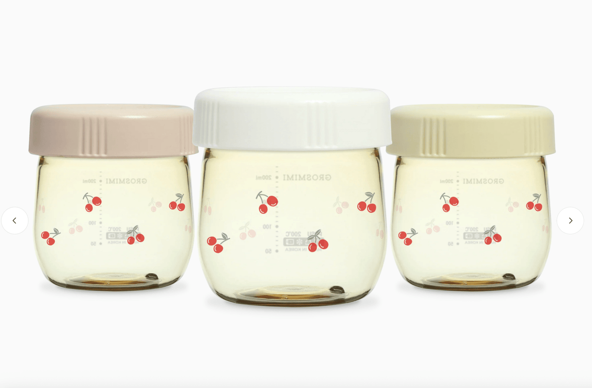 Grosmimi Baby Food Jar (150ml) - Pack of 3 - Princess and the Pea Boutique
