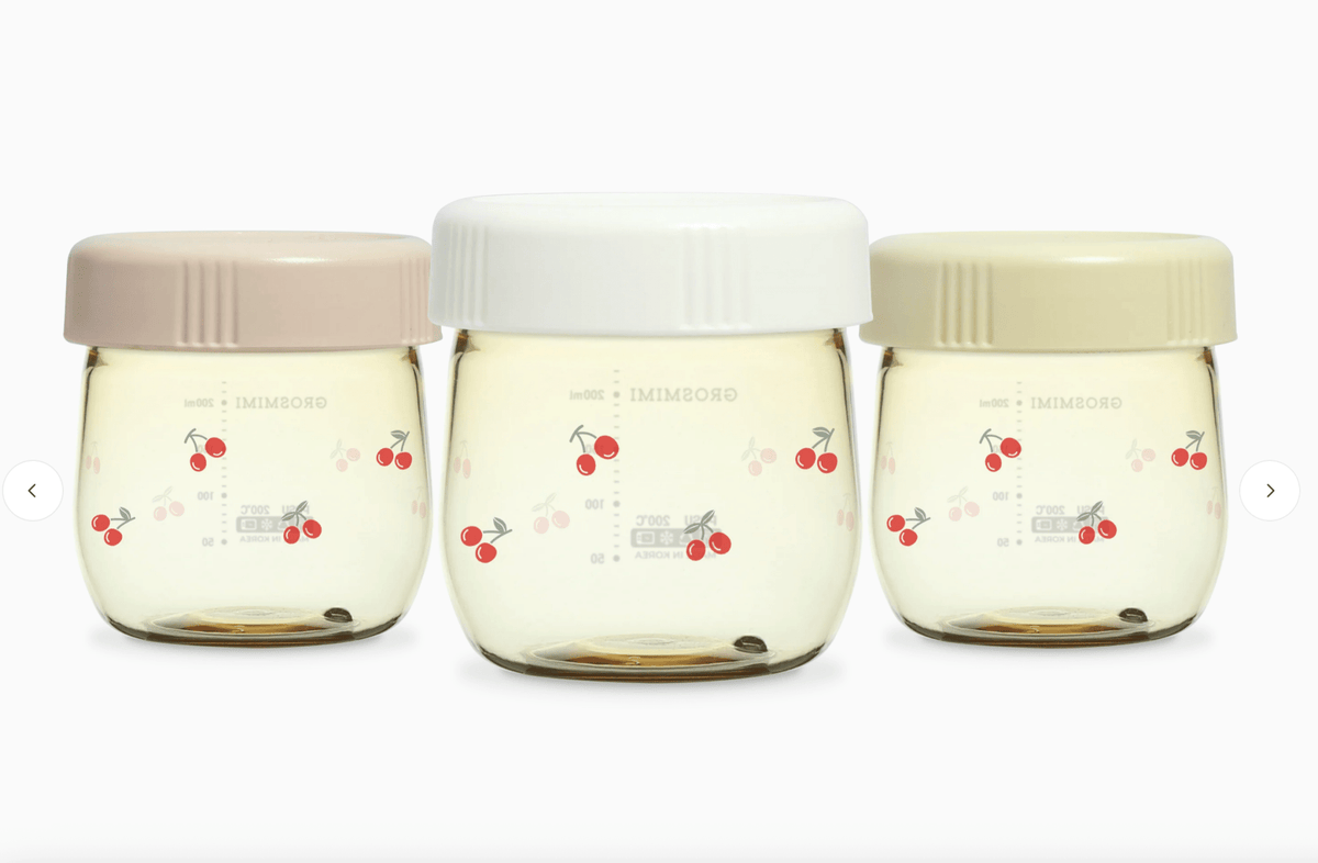Grosmimi Baby Food Jar (150ml) - Pack of 3 - Princess and the Pea Boutique