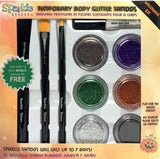 Halloween Glitter Tattoo Party Kit - Princess and the Pea Boutique