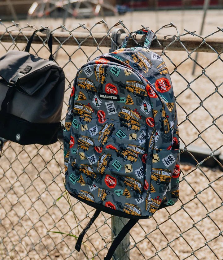 Headster Kids Bus - Ted 20L Backpack - Grey Mix - Princess and the Pea Boutique