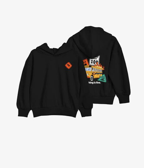 Headster Kids Bus - Ted Hoodie - Black - Princess and the Pea Boutique