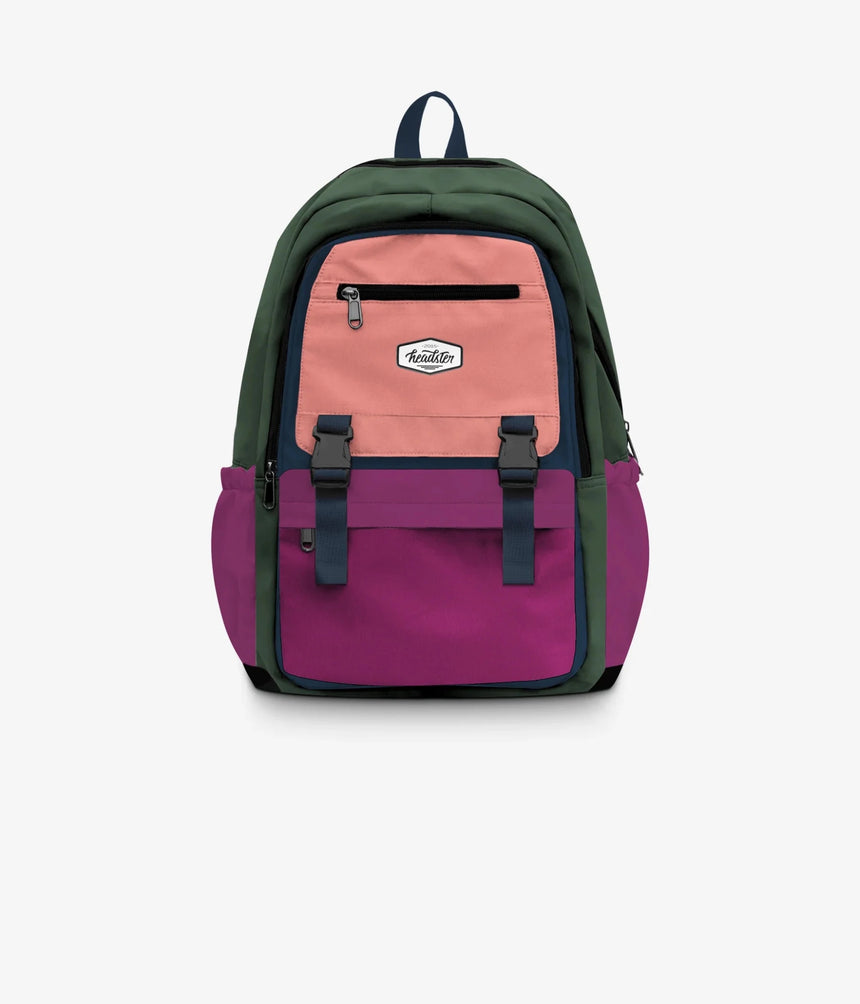 Headster Kids Colorblock 26L Backpack - Raspberry Fields - Princess and the Pea Boutique
