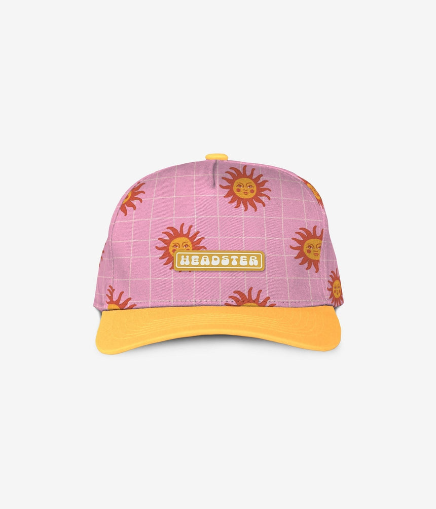 Headster Kids Horizon Sun Curved Brim Snapback - Smart Pink - Princess and the Pea Boutique
