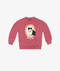 Headster Kids Kitty Charm Crewneck - Clay Rose - Princess and the Pea Boutique