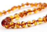 Healing Amber Baby Necklace Caramel - 13 inch - Princess and the Pea Boutique