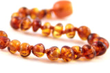 Healing Amber Baby Necklace Caramel - 13 inch - Princess and the Pea Boutique