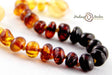 Healing Amber Baby Necklace Rainbow - 13 inch - Princess and the Pea Boutique