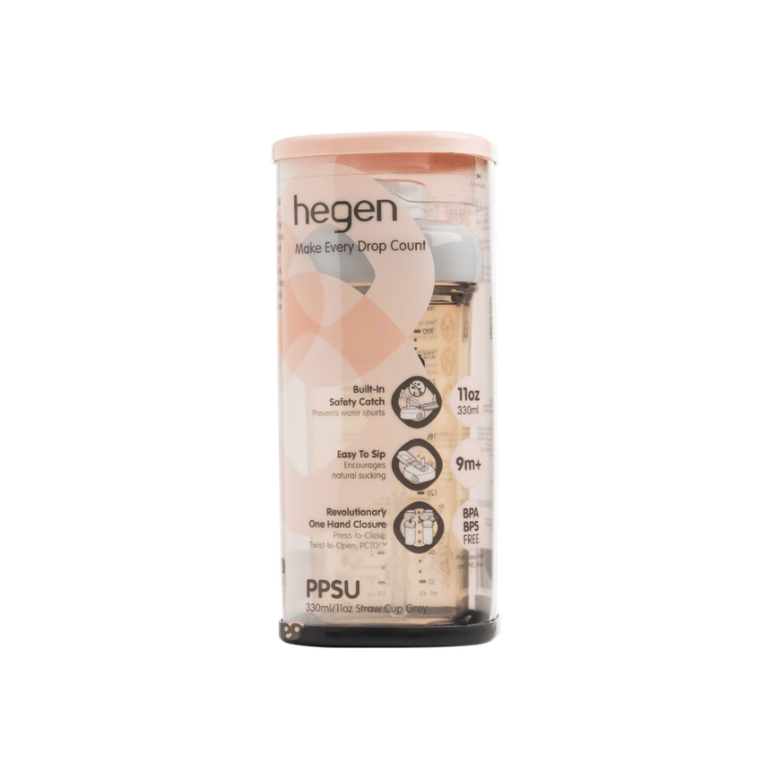 HEGEN PCTO™ 330ML/11OZ STRAW CUP PPSU Grey - Princess and the Pea Boutique