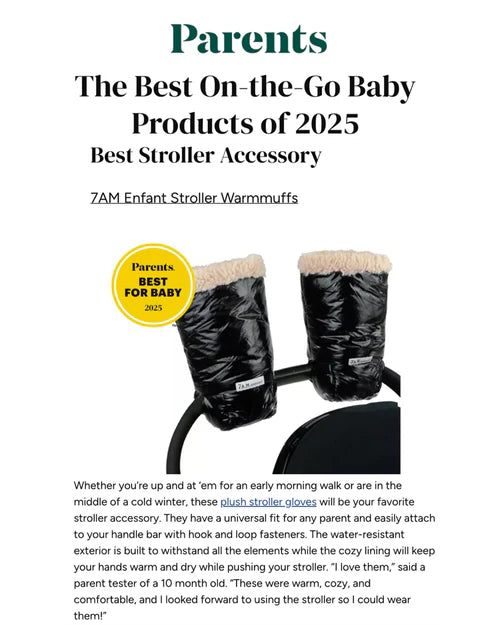 7AM Enfant Warmmuffs - Black Plush