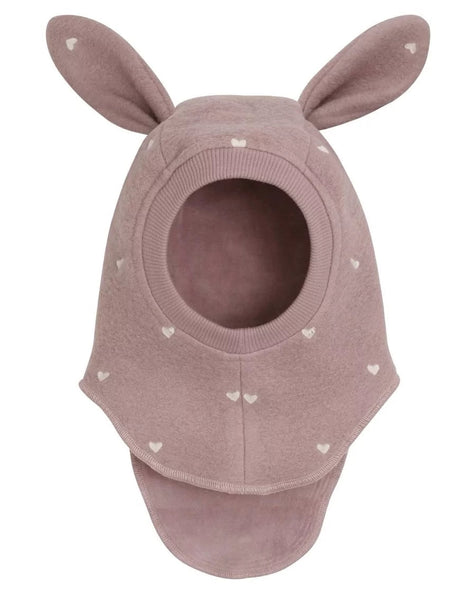 Huttelihut Balaclava Ears Emb. Wool - Deauville Mauve - Princess and the Pea Boutique