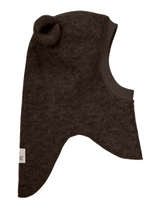 HUTTELiHUT Balaclava Ears Wool - Dark Brown Melange - Princess and the Pea Boutique