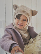 HUTTELiHUT Balaclava Ears Wool - Sand Melange - Princess and the Pea Boutique