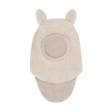 Huttelihut Balaclava Ears Wool Teddy - Cement - Princess and the Pea Boutique