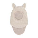 Huttelihut Balaclava Ears Wool Teddy - Cement - Princess and the Pea Boutique