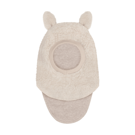 Huttelihut Balaclava Ears Wool Teddy - Cement - Princess and the Pea Boutique