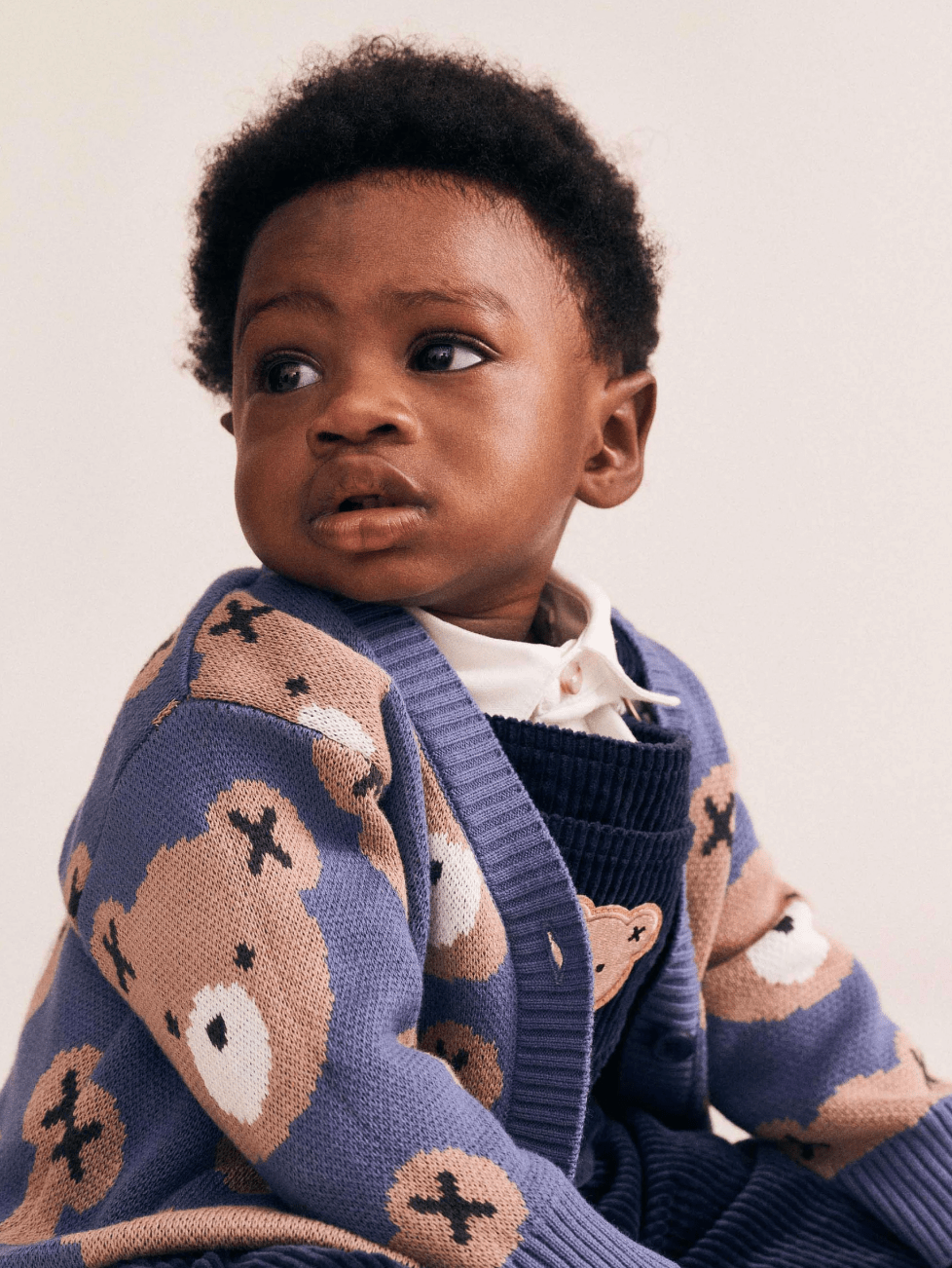 Hux Classic Cardi Blue - Princess and the Pea Boutique