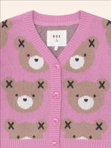 Hux Classic Cardi Pink - Princess and the Pea Boutique