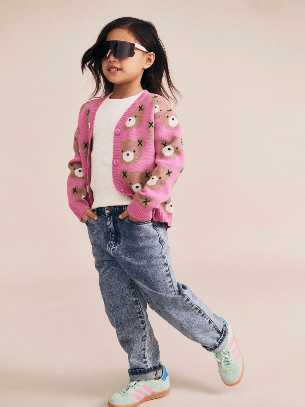 Hux Classic Cardi Pink - Princess and the Pea Boutique
