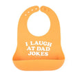 I Laugh at Dad Jokes Wonder Bib - Princess and the Pea Boutique