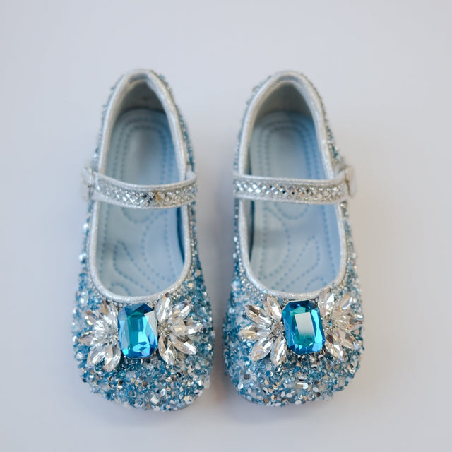 Ice Queen Rhinestone Mary Jane - Princess and the Pea Boutique