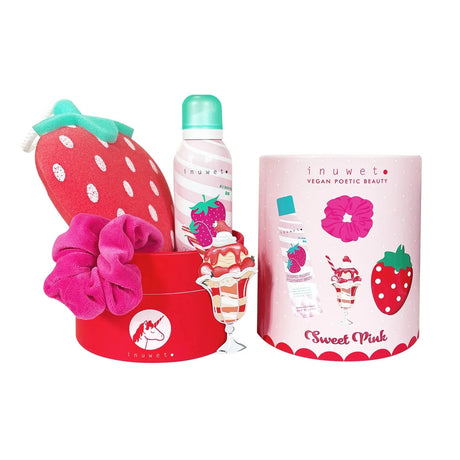 Inuwet Bath Set - Strawberry - Princess and the Pea Boutique