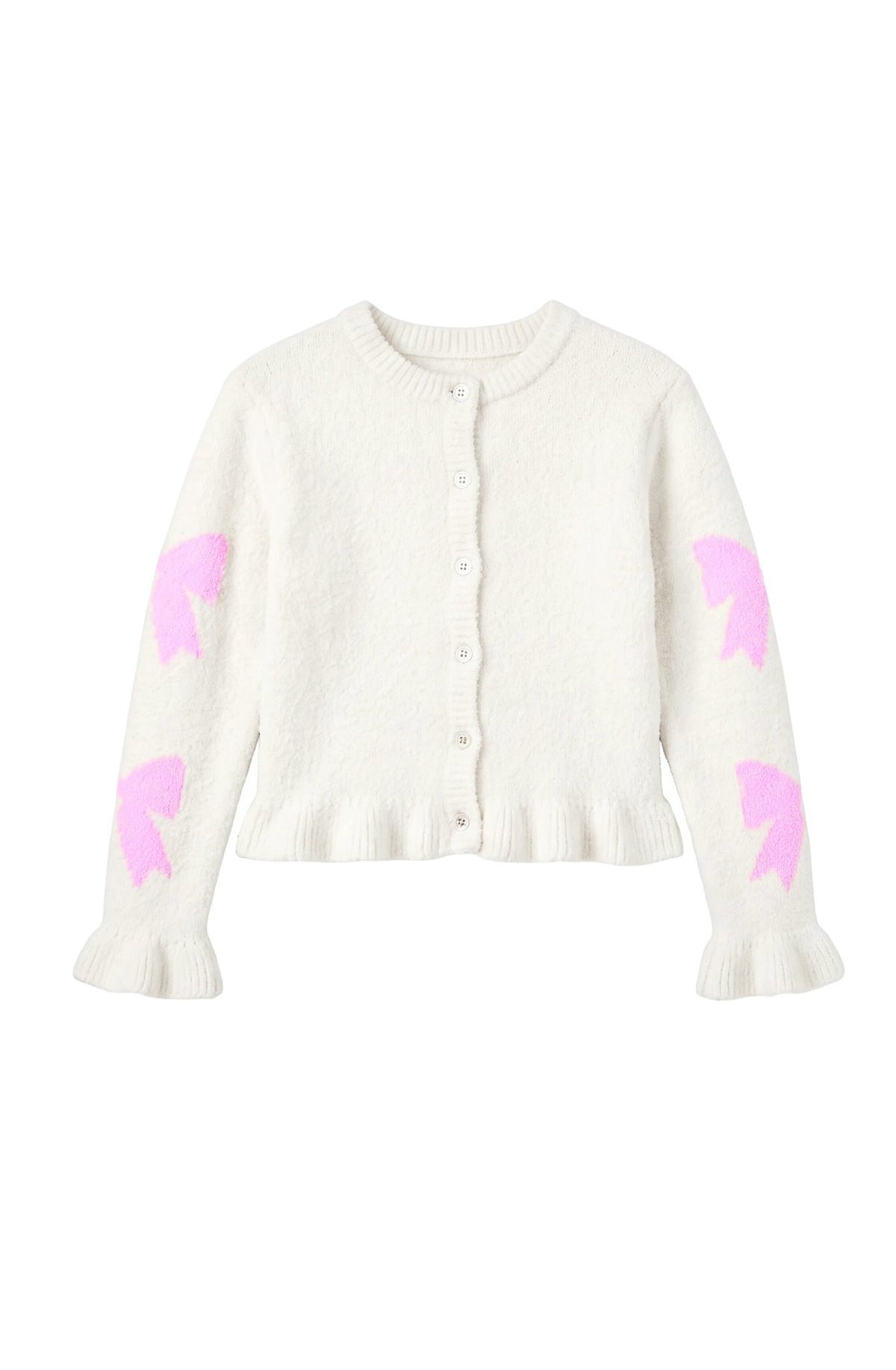 Ivory Cardigan Sweater - Cream - Princess and the Pea Boutique