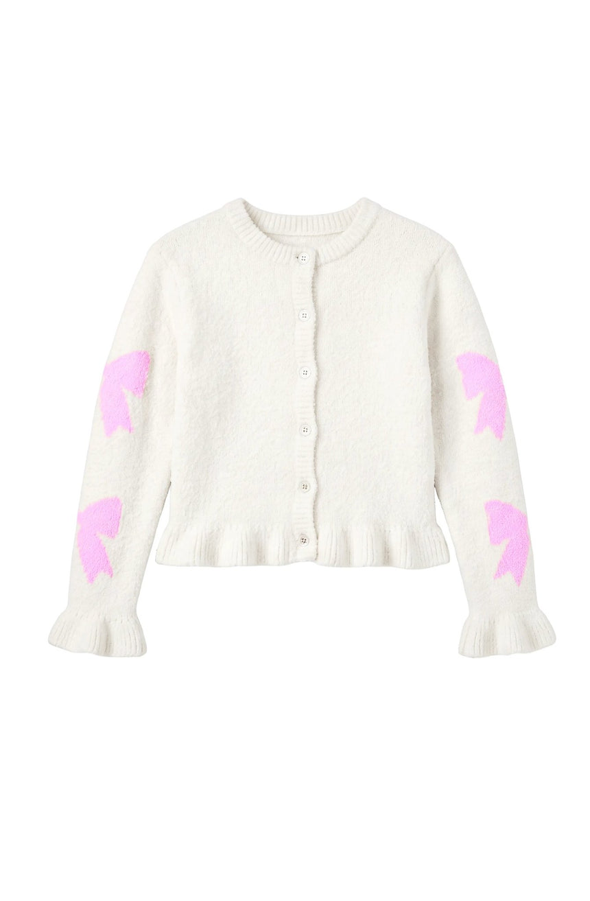 Ivory Cardigan Sweater - Cream - Princess and the Pea Boutique