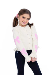 Ivory Cardigan Sweater - Cream - Princess and the Pea Boutique