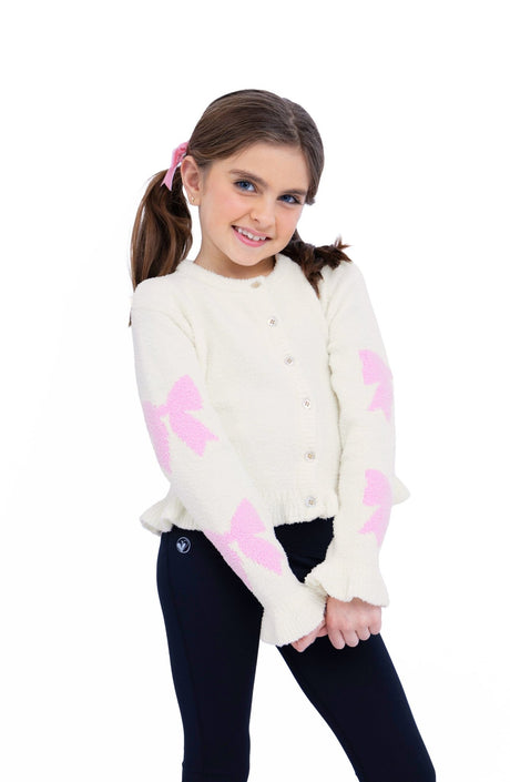 Ivory Cardigan Sweater - Cream - Princess and the Pea Boutique